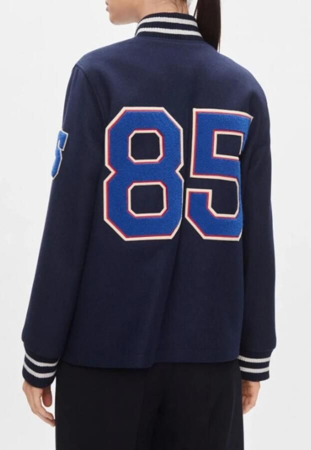 Tommy Hilfiger Collegekjack met label- en motiefpatches model 'COLLEGIATE' - Foto 3