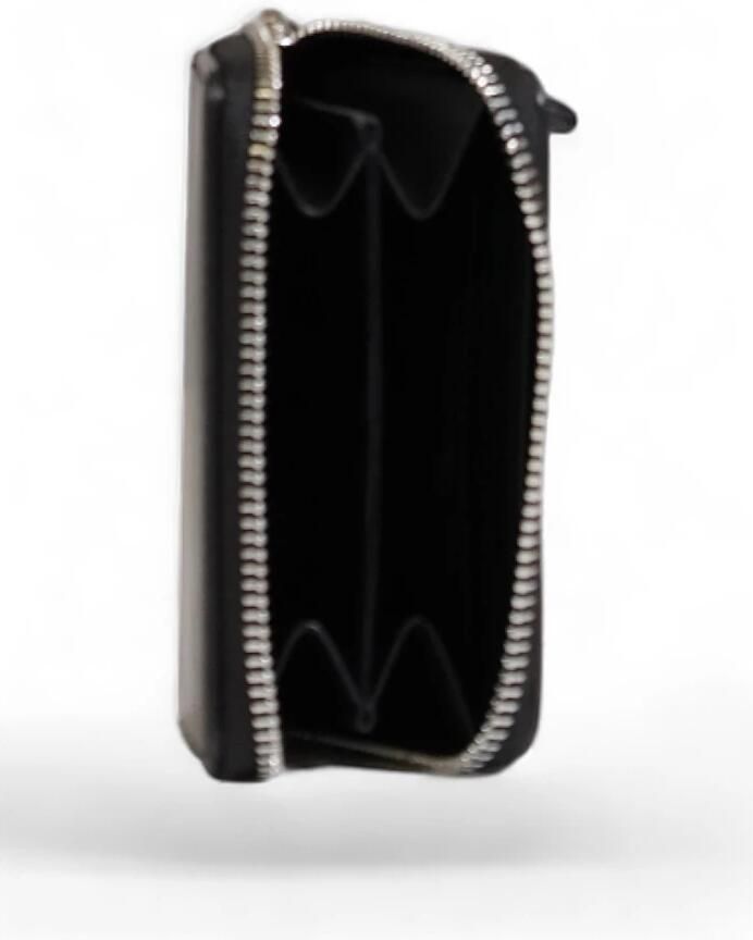 Tommy Hilfiger Zwarte Effen Ritsportemonnee Herfst Winter Black Dames