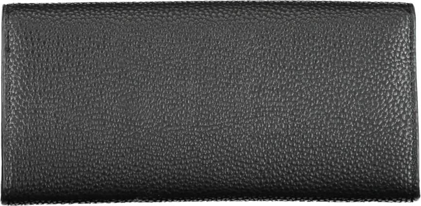 Tommy Hilfiger Zwarte Polyurethaan Portemonnee met 3 Compartimenten en Muntvakje Zwart Dames - Foto 3