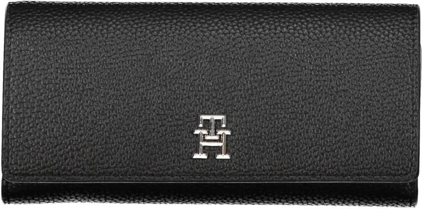 Tommy Hilfiger Zwarte Portemonnee met Meerdere Vakken Black Dames - Foto 3