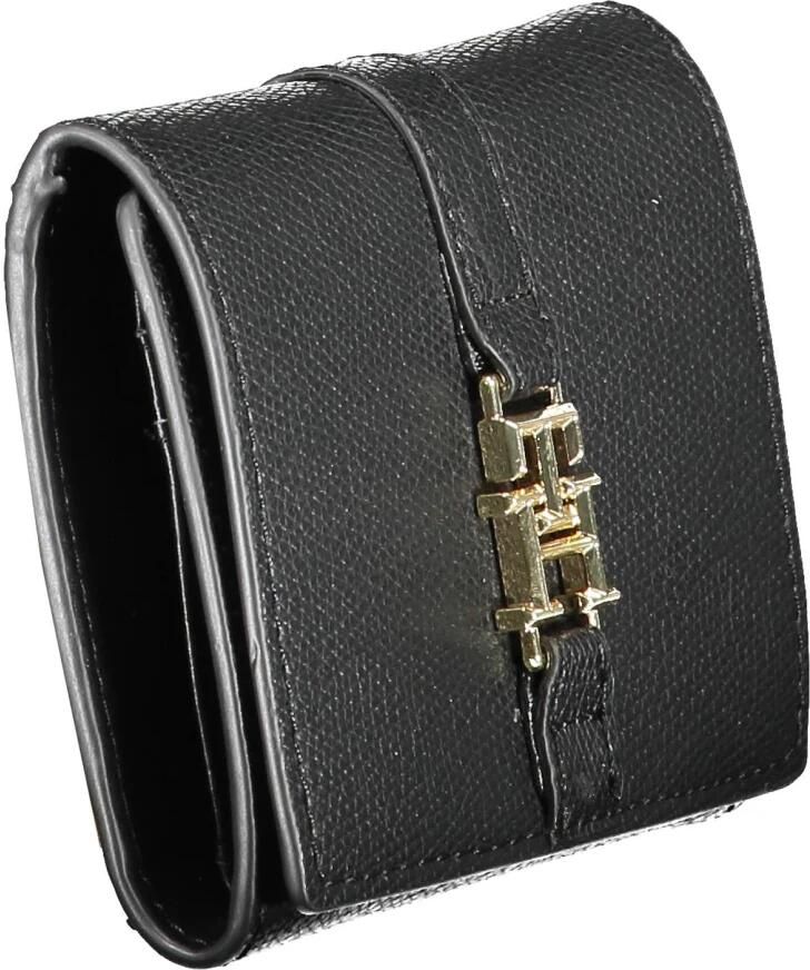 Tommy Hilfiger Portemonnee Dubbele kaartsleuf portemonnee met rits- en drukknoopsluiting