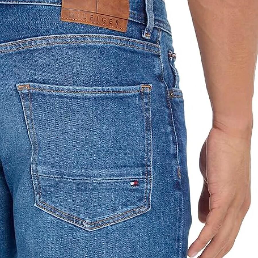 Tommy Hilfiger Denim Jeans Regular Fit Knoopsluiting Blue Heren