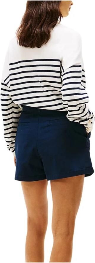 TOMMY JEANS Chino-short TJW CLAIRE HR PLEATED SHORT met tailleplooien met logoborduurwerk - Foto 8