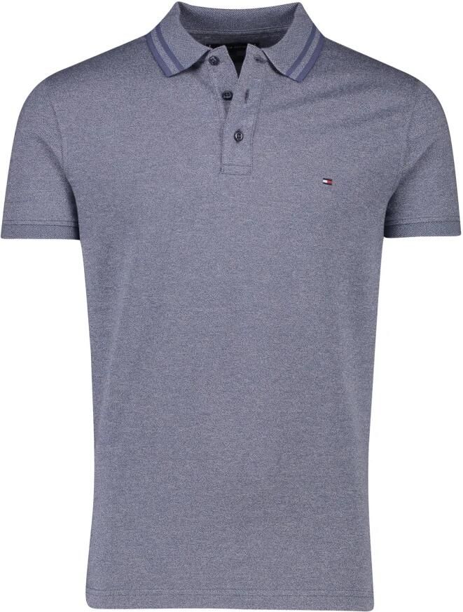 Tommy Hilfiger Donkerblauw Slim Fit Polo Shirt Blue Heren