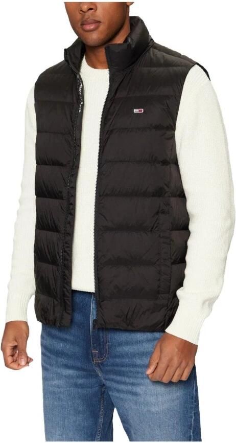 Tommy Jeans Plus Bodywarmer TJM LT DOWN VEST EXT in grote maten logoborduring insteekzakken - Foto 3