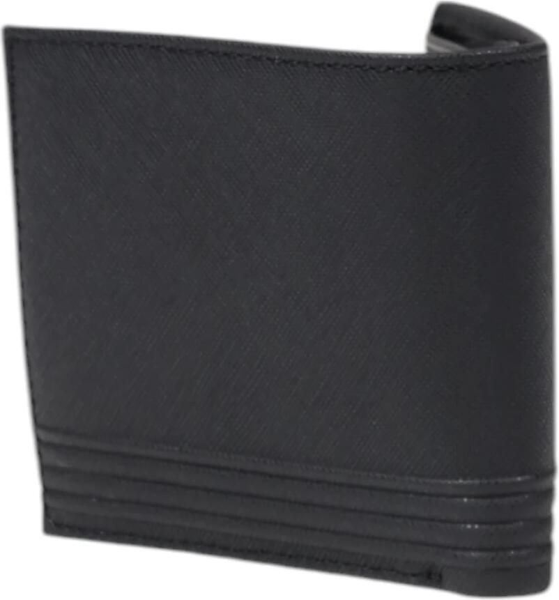 Tommy Hilfiger Klassieke Leren Portemonnee met Zakken Black Heren - Foto 2