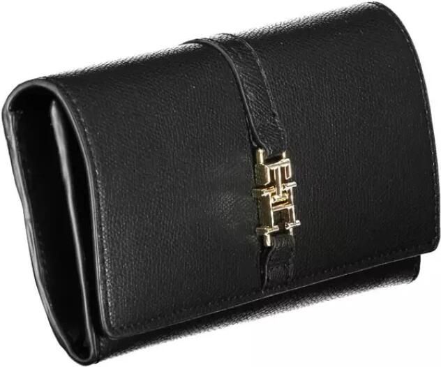 Tommy Hilfiger Portemonnee Polyethyleen portemonnee met meerdere compartimenten en logo