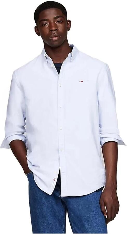 Tommy Hilfiger Blauw Overhemd met Lange Mouwen en Button-Down Kraag Blue Heren - Foto 4