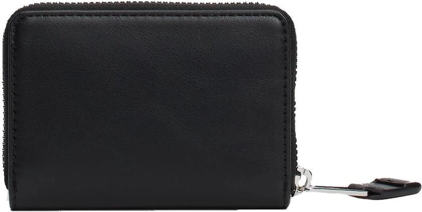 Tommy Hilfiger Zwarte Effen Ritsportemonnee Herfst Winter Black Dames - Foto 4
