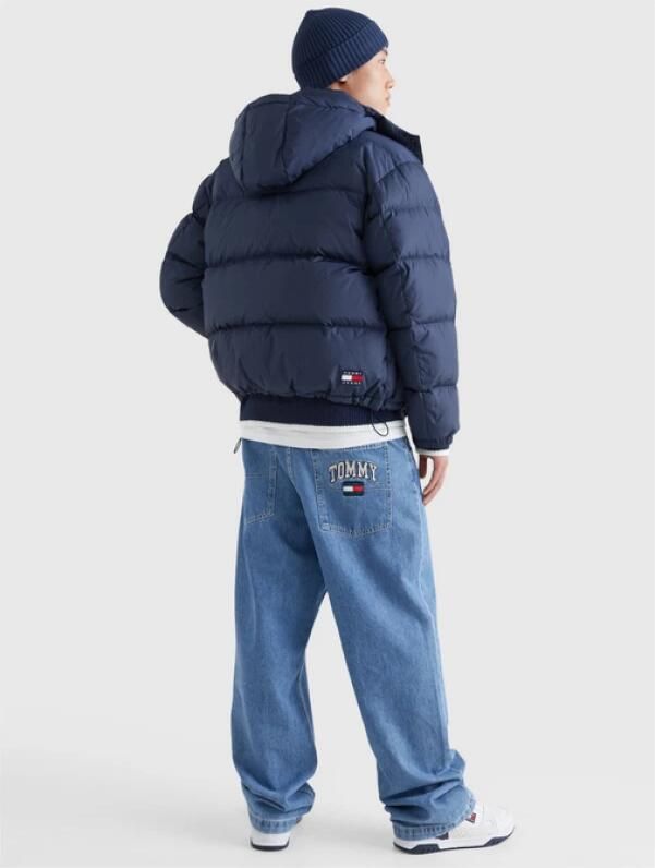Tommy Jeans gewatteerde winterjas ALASKA van gerecycled polyester twilight navy - Foto 8