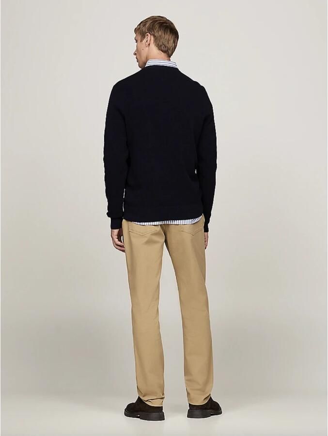 Tommy Hilfiger Trui met ronde hals ESSENTIAL STRUCTURE CREW NECK met structuur en label - Foto 11