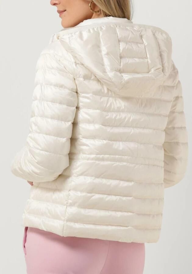 Tommy Hilfiger Ecru Gewatteerde Jas Feminine Lw Down Jacket - Foto 4