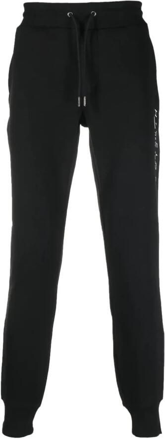 Tommy Hilfiger Heren joggers in geborsteld fleece NY Sweatpant Black Heren