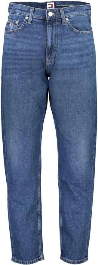 Tommy Hilfiger Geborduurde relaxte taps toelopende katoenen jeans Blue Heren - Foto 15