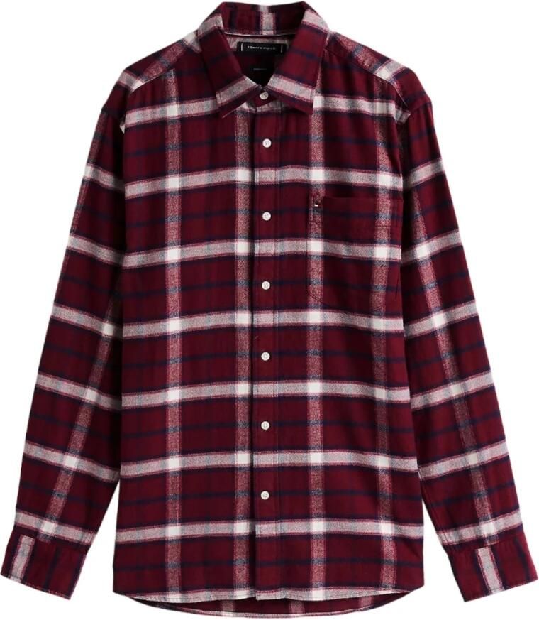 Tommy Hilfiger Overhemd met lange mouwen BRUSHED GINGHAM SF SHIRT