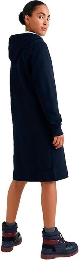 Tommy Hilfiger Jerseyjurk REG METLLC ROUNDLL SHRT HOOD DRS - Foto 4