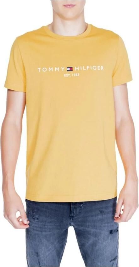 Tommy Hilfiger Polo Shirt Lange Mouw TOMMY LOGO TEE MW0MW11797 - Foto 4