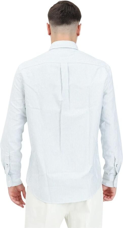 Tommy Hilfiger Gestreept Oxford Heritage Overhemd met Lange Mouwen Green Heren - Foto 2