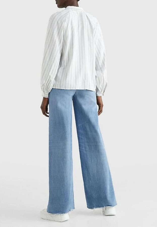 Tommy Hilfiger Gestreept Raglan Shirt voor Vrouwen White Dames - Foto 5