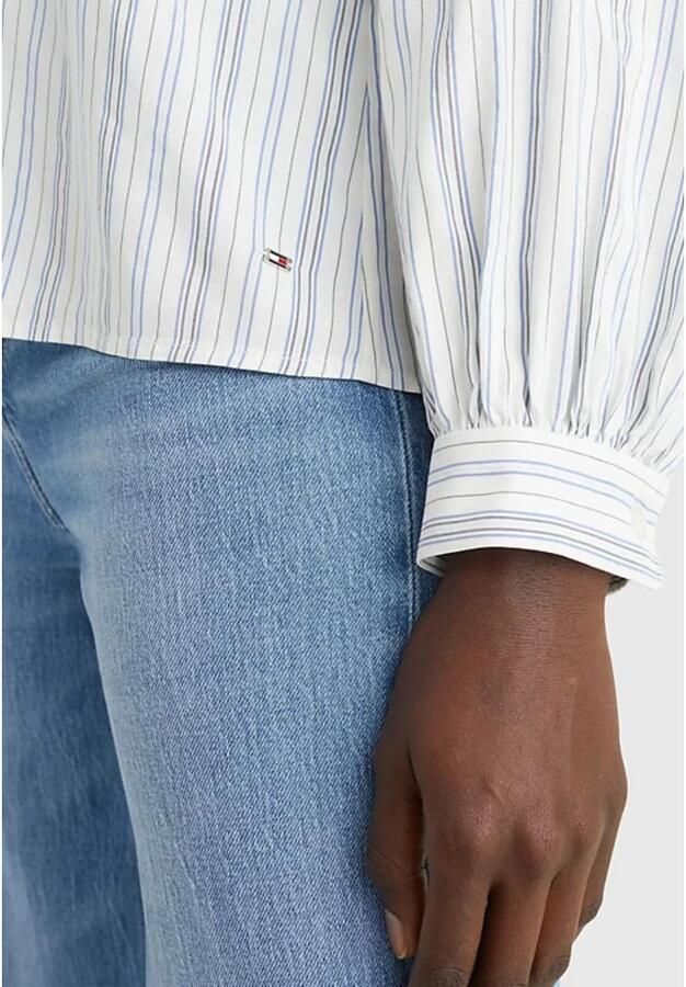 Tommy Hilfiger Gestreept Raglan Shirt voor Vrouwen White Dames - Foto 2