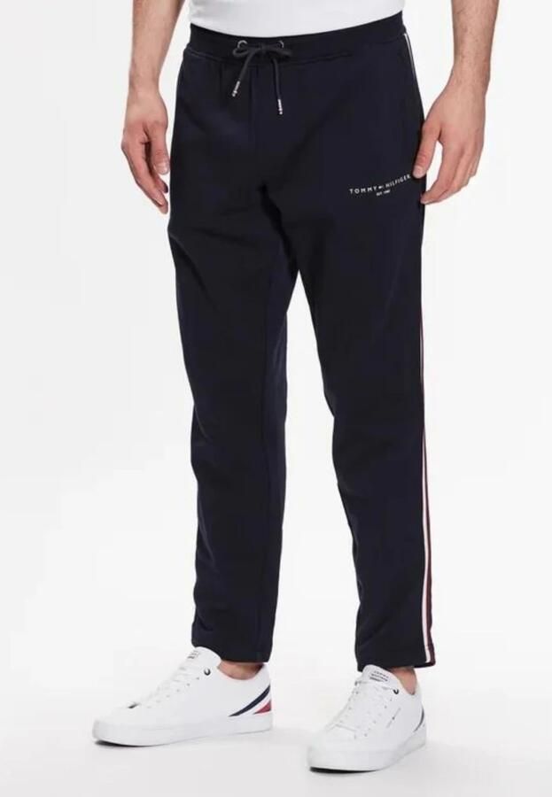 Tommy Hilfiger Sweatpants GLOBAL STRIPE TAPE SWEATPANT met -logoprint - Foto 2