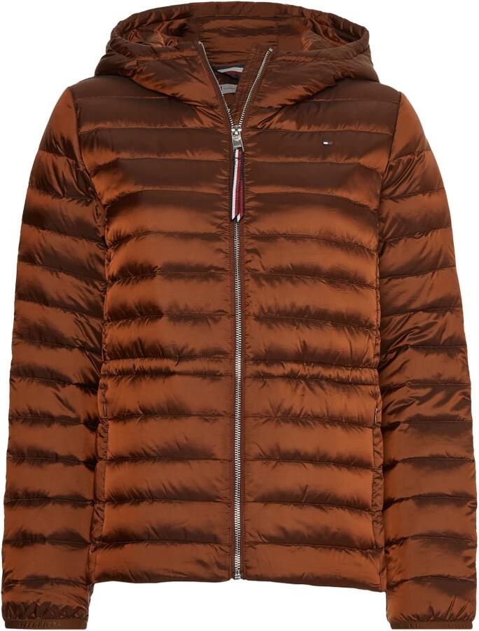 Tommy Hilfiger lichtgewicht donsjas bruin Ww0Ww37264 GV5 Brown Dames