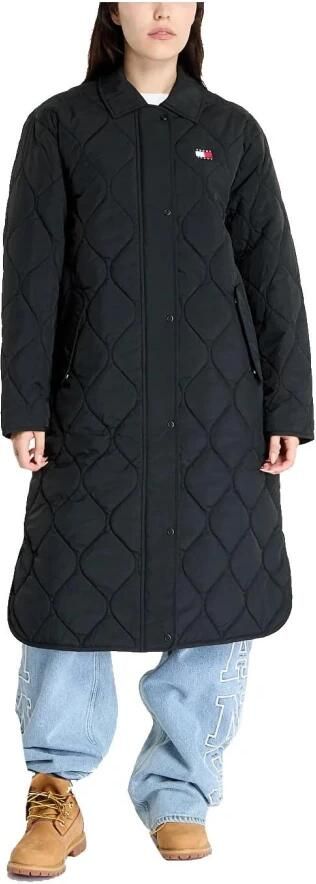 Tommy Hilfiger Gewatteerde jas met vlagdetail Black Dames - Foto 3