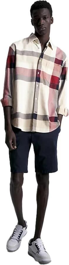 Tommy Hilfiger Herenoverhemd met ruitpatroon en borstzakje White Heren - Foto 3