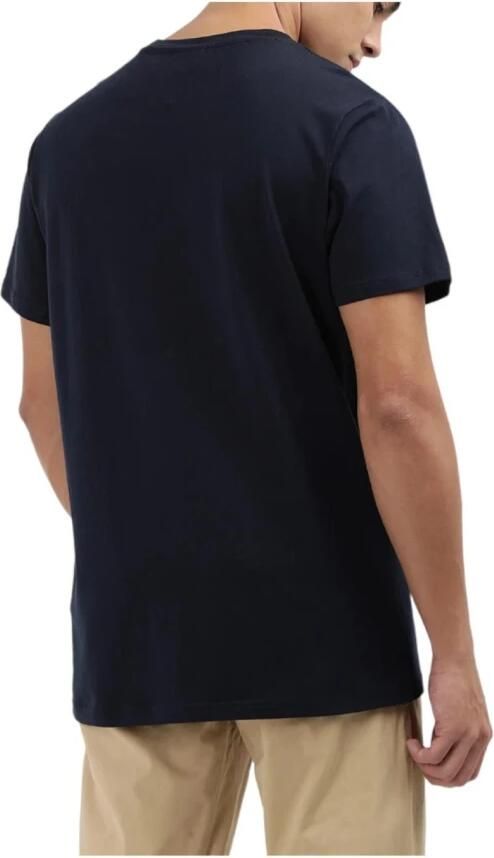 Tommy Hilfiger Gouden Crest T-shirt Navy Blauw Modern Fit Blue Heren - Foto 2
