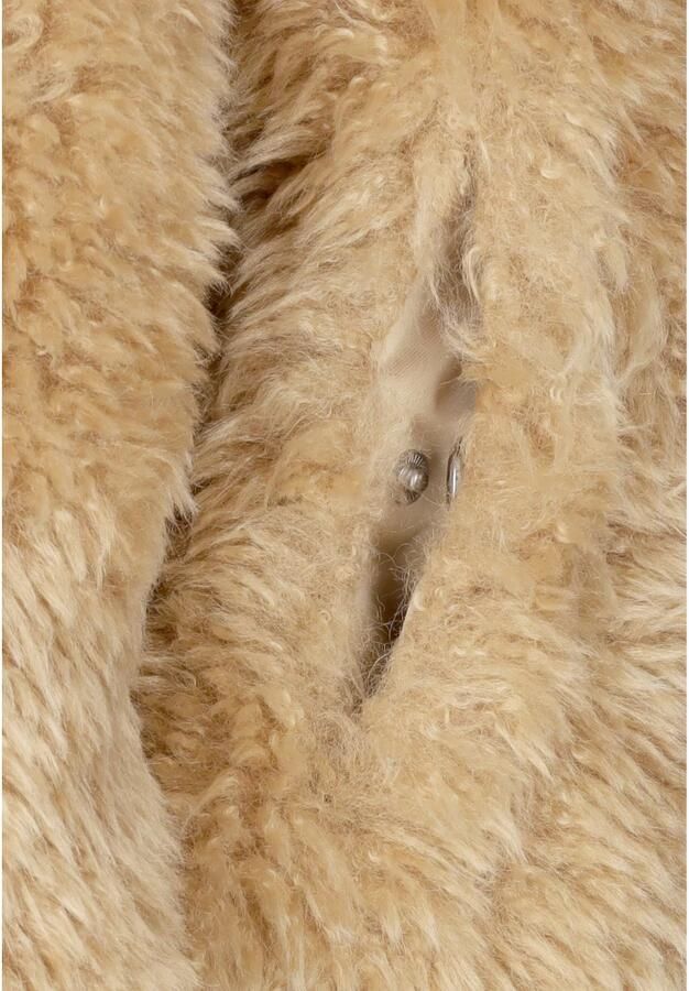 Tommy Jeans Beige Shearling Bontjas Dames Herfst Winter Yellow Dames - Foto 3