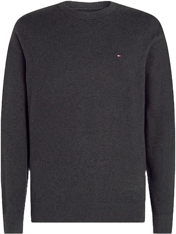 TOMMY HILFIGER Heren Truien & Vesten Lambswool Crew Neck Donkergrijs - Foto 4