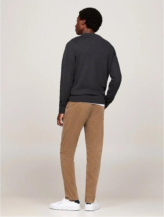 TOMMY HILFIGER Heren Truien & Vesten Lambswool Crew Neck Donkergrijs - Foto 2