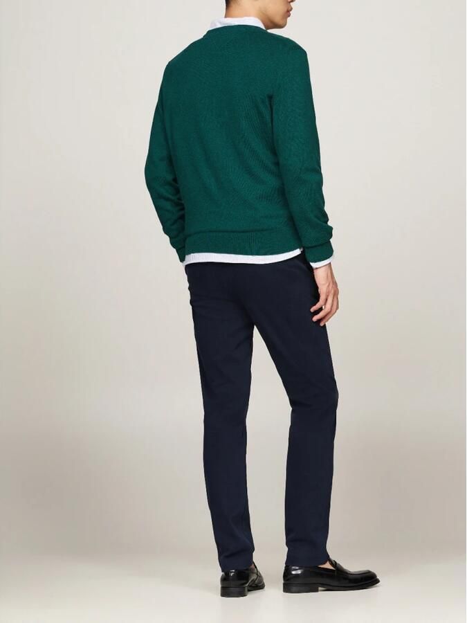 Tommy Hilfiger Gebreide pullover met logostitching model 'PIMA' - Foto 3