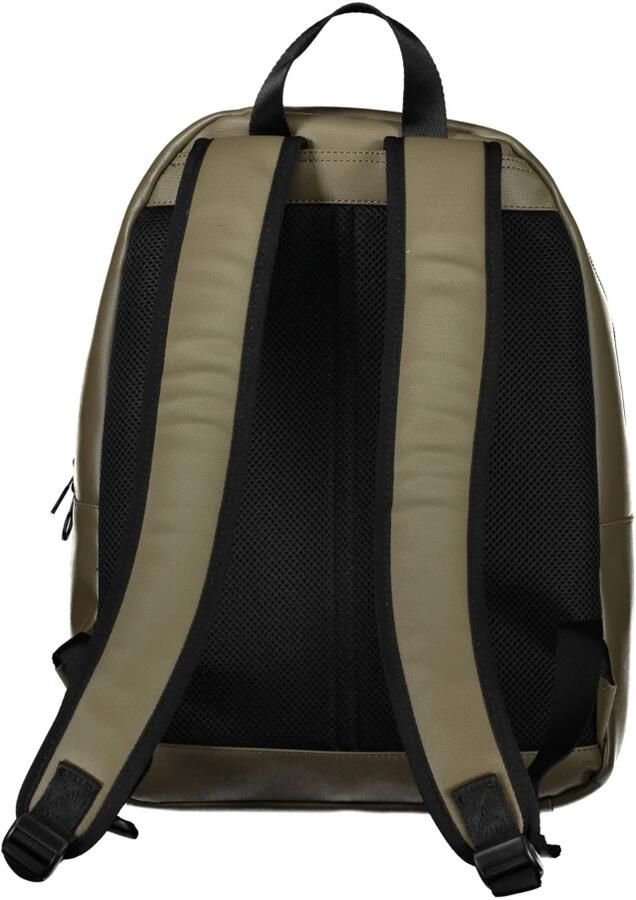 Tommy Hilfiger Groene Laptop Rugzak met Verstelbare Banden Green Heren