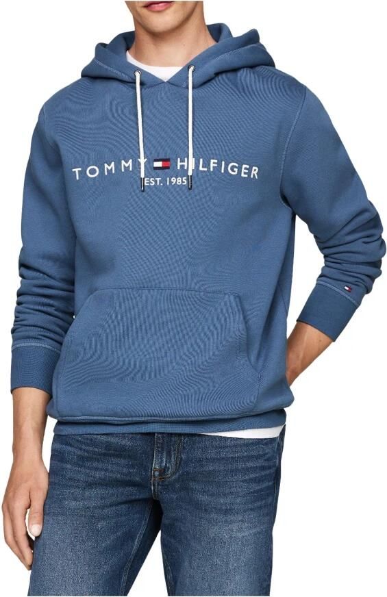 Tommy Hilfiger Blauwe Trui Katoen Polyester Mix Regular Fit Blue Heren - Foto 3
