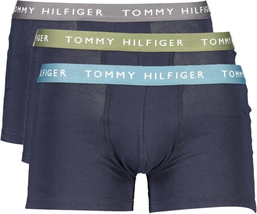 Tommy Hilfiger Blauwe Katoenen Trunks Tri-Pack Elastische Tailleband Multicolor Heren - Foto 3