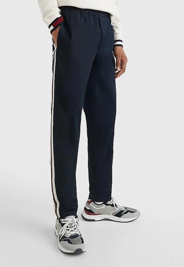 Tommy Hilfiger Heren Chelsea Pull-On Tape Broek Blue Heren - Foto 3
