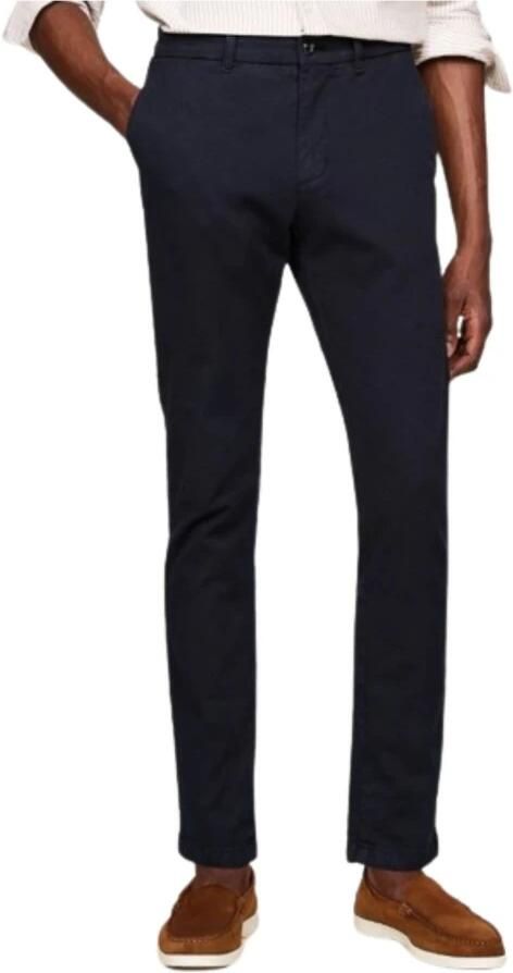 TOMMY HILFIGER Heren Broeken Chino Bleecker Structure Gmd Donkerblauw - Foto 6