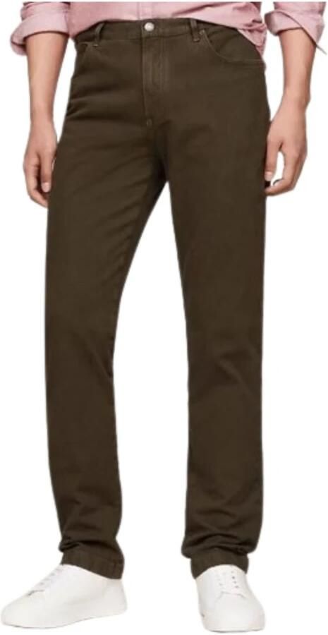 Tommy Hilfiger Heren Chino Broek Denton 5Pkt Green Heren