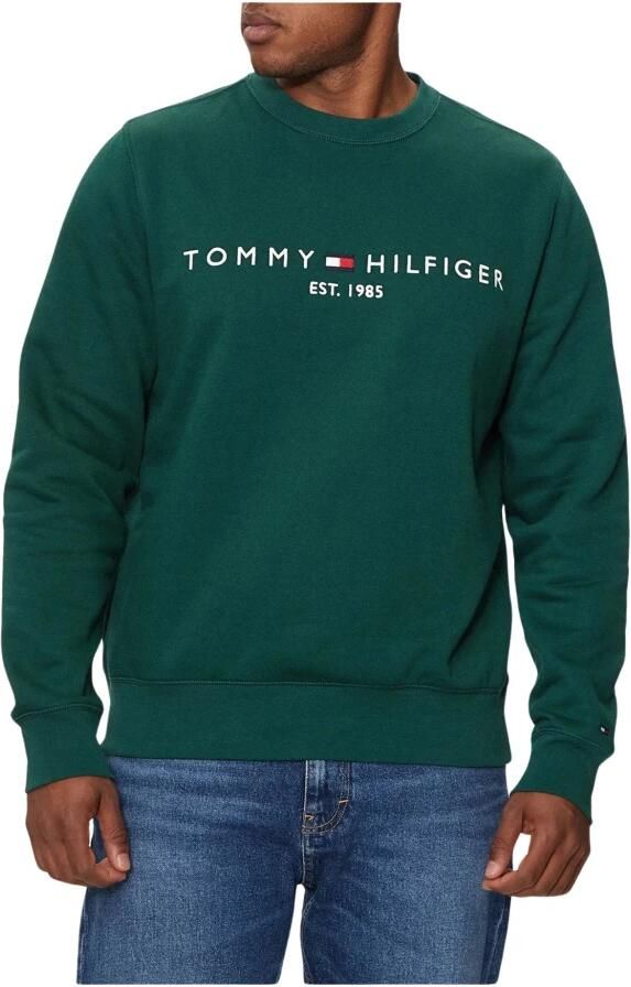 Tommy Hilfiger Sweatshirt TOMMY LOGO SWEATSHIRT met ronde hals en borduursel - Foto 2