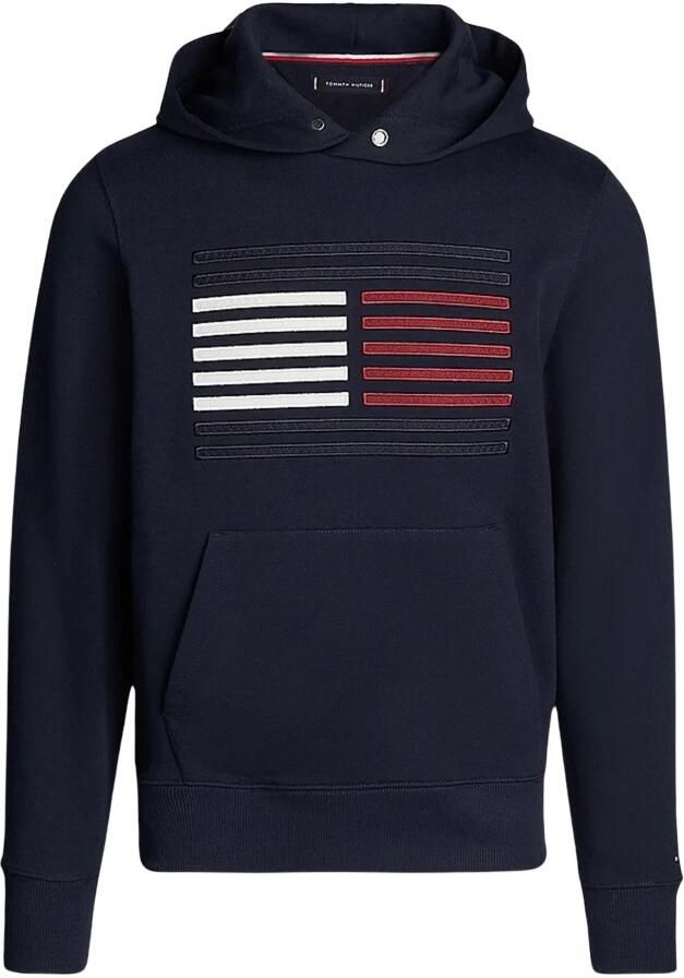 Tommy Hilfiger Heren Logo Sweater in Grosgrain Blue Heren