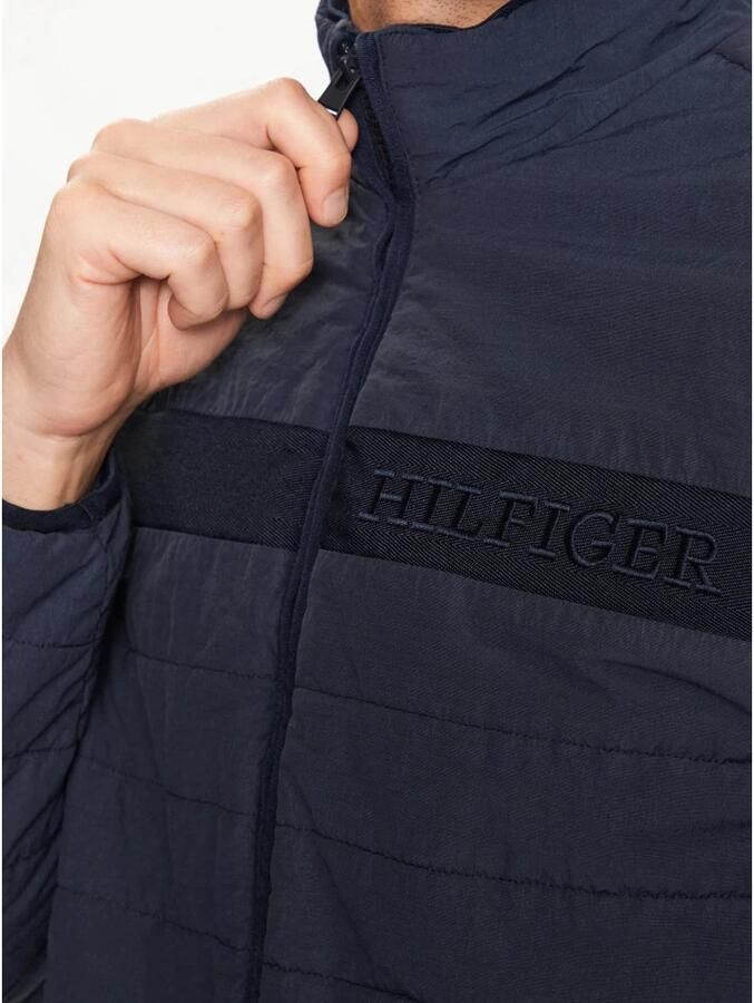 Tommy Hilfiger Heren Marineblauwe Gmd Gewatteerde Regatta Jas Blue Heren
