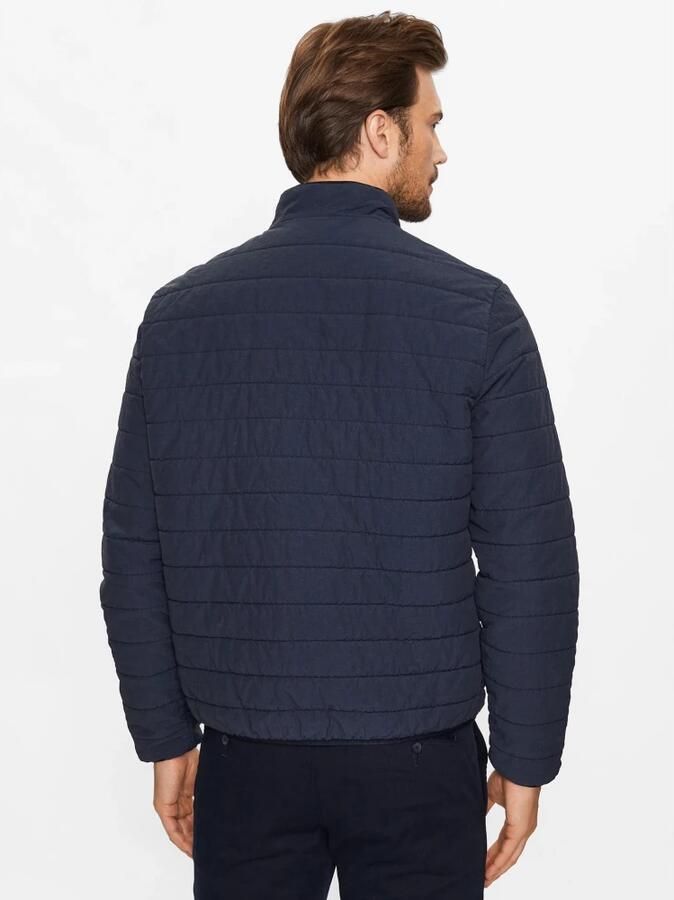 Tommy Hilfiger Heren Marineblauwe Gmd Gewatteerde Regatta Jas Blue Heren - Foto 3