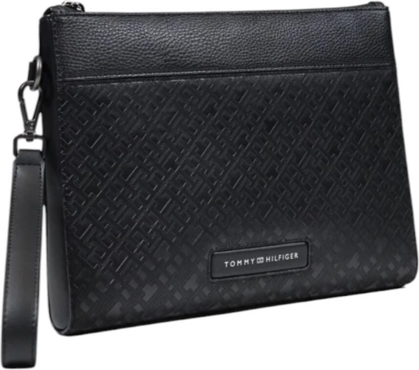 Tommy Hilfiger Portemonnee TH MONOGRAM POUCH heren portemonnee mini portemonnee sleuteltas met logo-opdruk