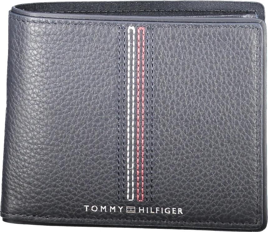 Tommy Hilfiger Blauw Leren Portemonnee met Kaartsleuven Blue Heren - Foto 3