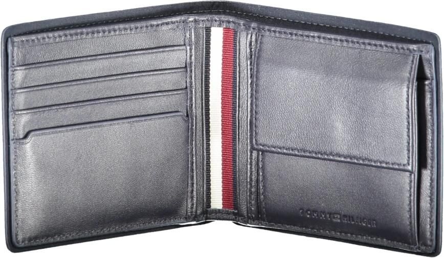 Tommy Hilfiger Blauw Leren Portemonnee met Kaartsleuven Blue Heren - Foto 2