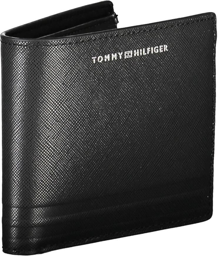 Tommy Hilfiger Heren Portemonnee Zwart 2 Vakken Black Heren - Foto 2