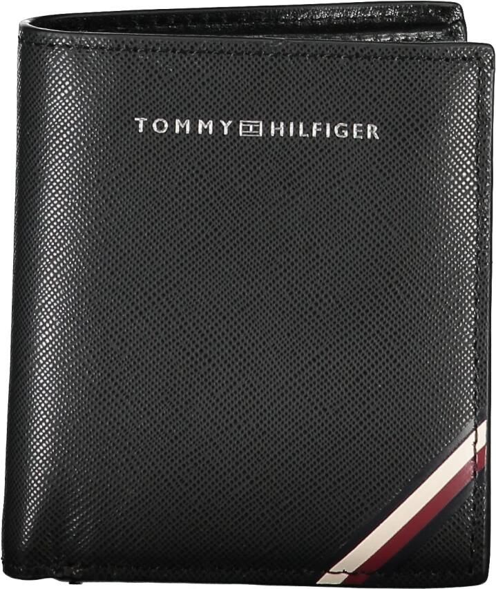 Tommy Hilfiger Zwarte portemonnee met kaartsleuven en geldclip Black Heren - Foto 2