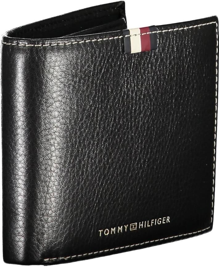 Tommy Hilfiger Zwarte portemonnee met kaartsleuven en geldclip Black Heren - Foto 3