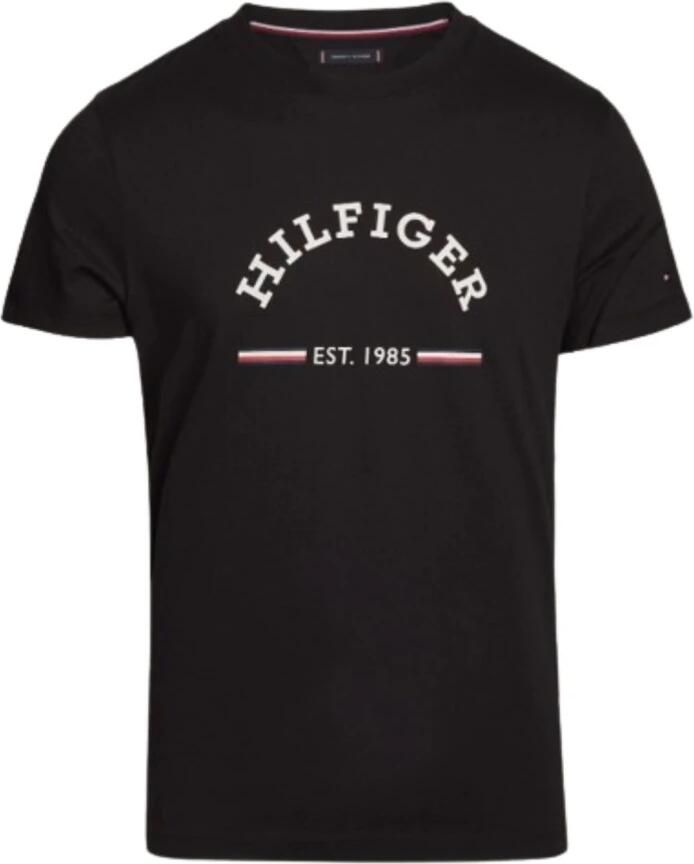 Tommy Hilfiger Heren RWB Arch Grafisch T-shirt Black Heren - Foto 4